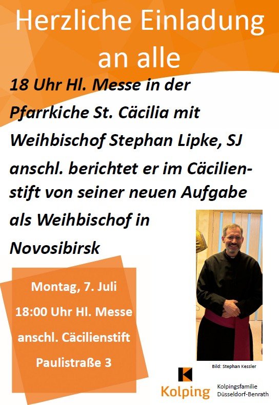 2025-07-07 Plakat Juli (c) Kolpingsfamilie Benrath