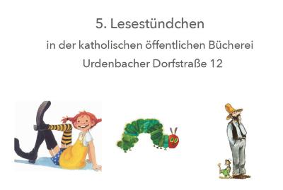 5. Lesestündchen kath. öffentl. Bücherei