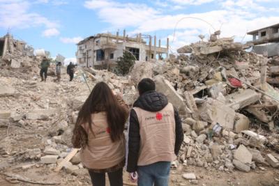Erdbeben in Syrien (c) Caritas Syrien in pfarrbriefservice.de Erdbeben in Syrien