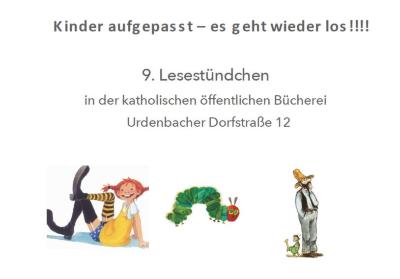 9. Lesestündchen KÖB (c) Team KÖB 9. Lesestündchen KÖB