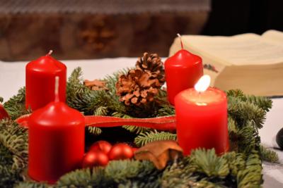 Adventskranz_1. Advent