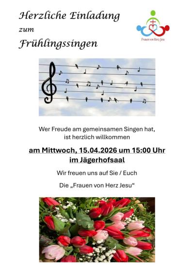 Frühlingssingen Frauen von Herz Jesu 2026