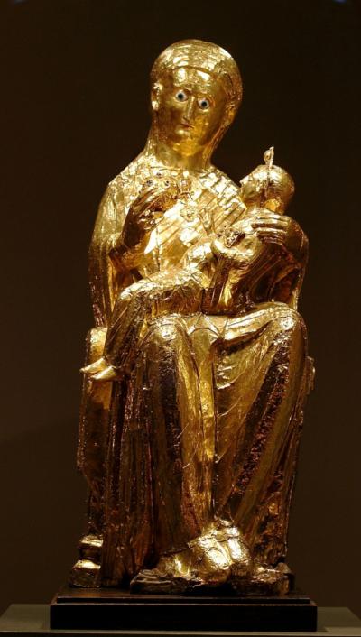 Goldene Madonna im Dom zu Essen