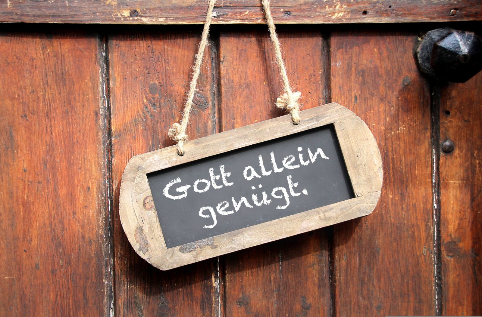 Gott allein genügt (c) pfarrbriefservice.de