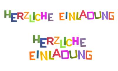 Herzliche Einladung