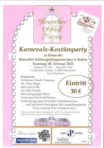 Karnevalsparty Schlossnarren 2025_02_08 (c) Benrather Schlossnarren Karnevalsparty Schlossnarren 2025_02_08