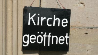 Kirche geöffnet