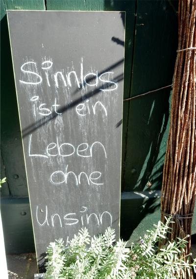 Leben ohne Unsinn