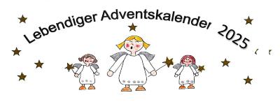 Lebendiger Adventskalender 2025