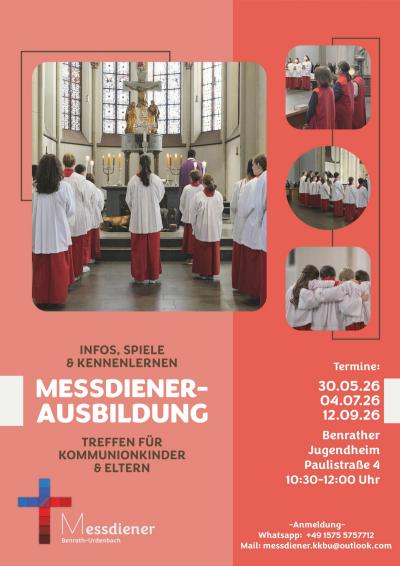 Messdienerausbildung Flyer