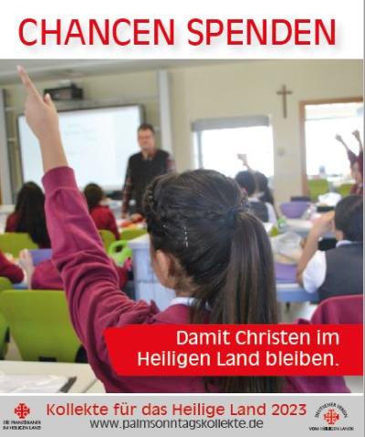 Palmsonntagskollekte 2023 (c) Deutscher Verein vom Hl. Lande Palmsonntagskollekte 2023