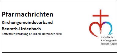 Pfarrnachrichten (1. bis 11. Mai)