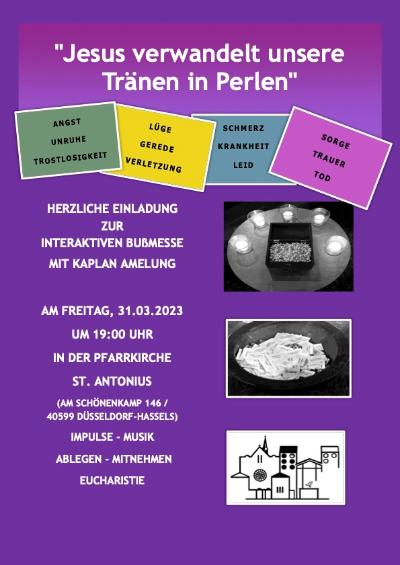 Plakat-Bußmesse-2023_Bilddatei (c) KG St. Antonius und Elisabeth Düsseldorf-Hassels Plakat-Bußmesse-2023_Bilddatei