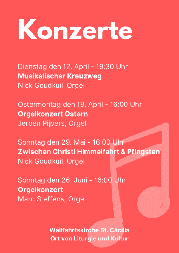 Plakat Musik Osterzeit