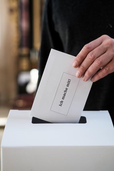 Wahl. Ich mache mit. (c) by_Markus_Weinlaender_pfarrbriefservice.de Wahl. Ich mache mit.