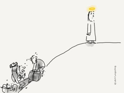 Folge mir nach. (c) by_Konstanze_Ebel_pfarrbriefservice.de Folge mir nach.