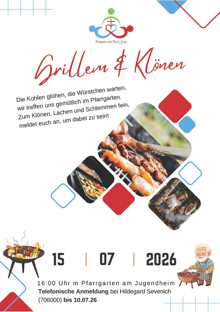Grillnachmittag Frauen an Herz Jesu (c) Pastorale Einheit Düsseldorfer Süden