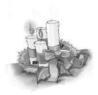 adventskranz_2_kerze_grau_pfarrbriefservice (c) pfarrbriefservice.de adventskranz_2_kerze_grau_pfarrbriefservice