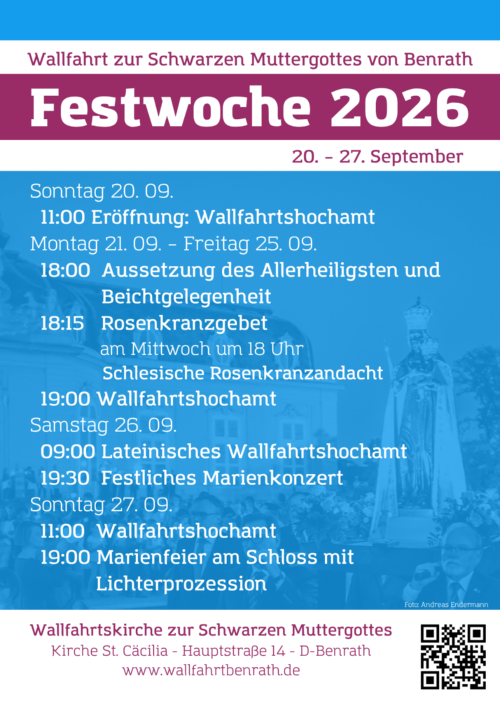 Festwoche 2026 (c) Pastorale Einheit Düsseldorfer Süden