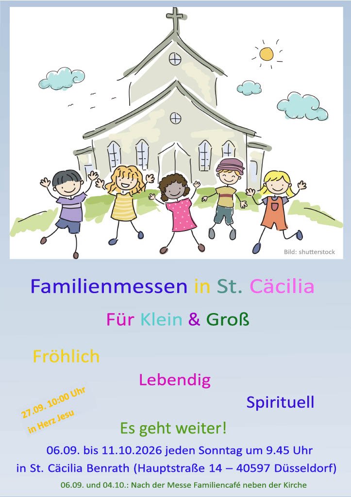 Plakat Familienmesse 2026-2 (c) Pastorale Einheit Düsseldorfer Süden