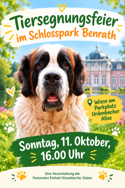 Plakat Tiersegnungsfeier