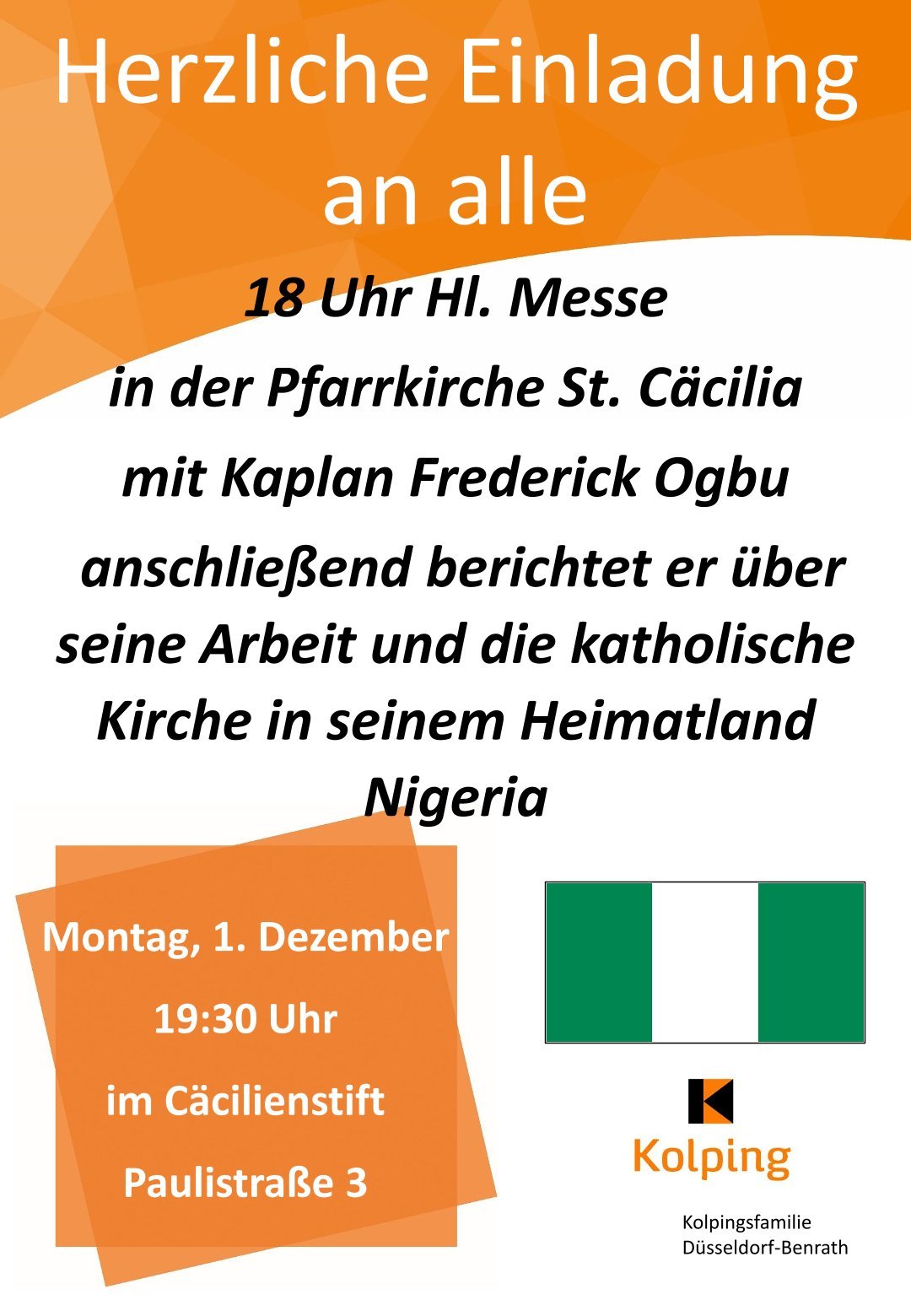 2025-12-01 Plakat Dezember (c) Kolpingsfamilie Benrath