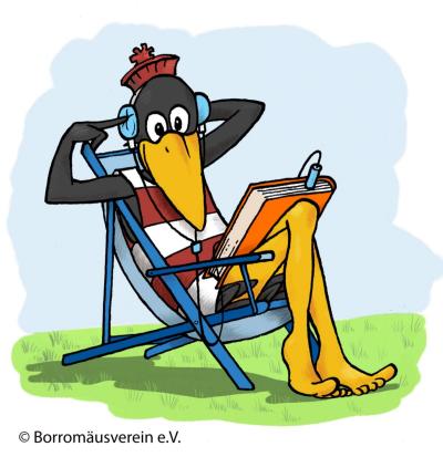 Fridolin_Liegestuhl (c) Borromäusverein e.V. Fridolin_Liegestuhl